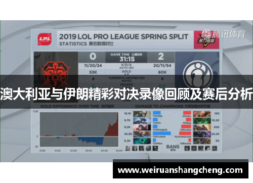 澳大利亚与伊朗精彩对决录像回顾及赛后分析